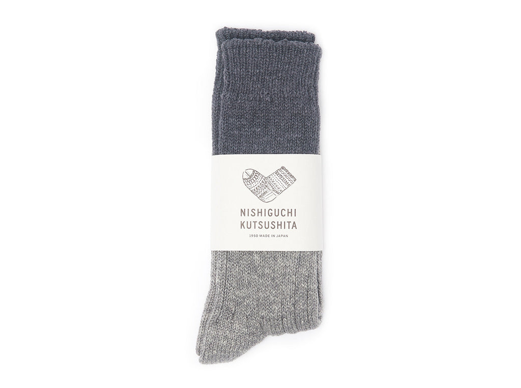 Charcoal Cotton Slab Socks